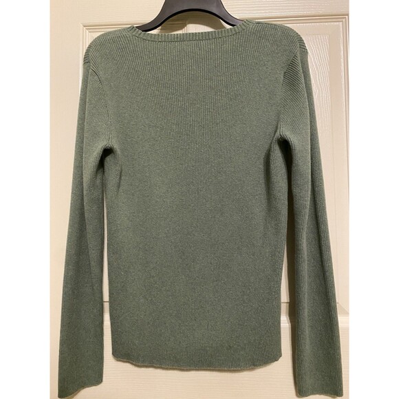 VTG 90s Polo Jeans Co Ralph Lauren Sweater Womens Crew Ribbed Knit Pullover Top - Picture 4 of 8